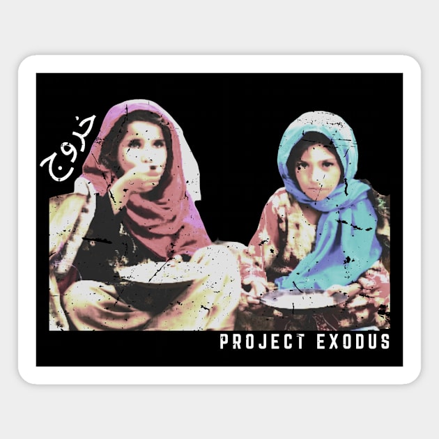 Afghan girls (dark background) Magnet by Pro Exodus Relief 